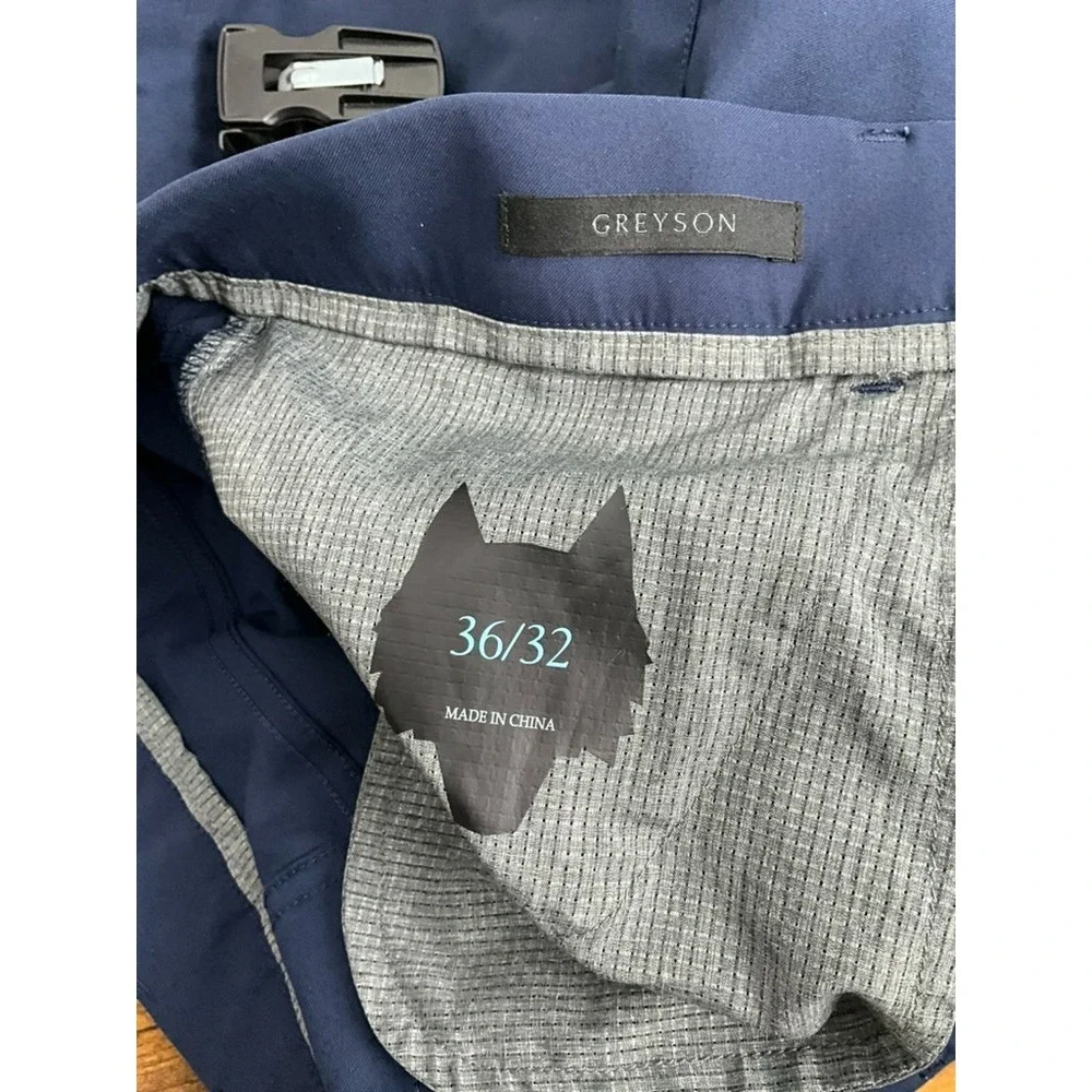 Greyson Amagansett 5-Pocket Golf Pants Light Stretch Blue Mens Size 36x32‎